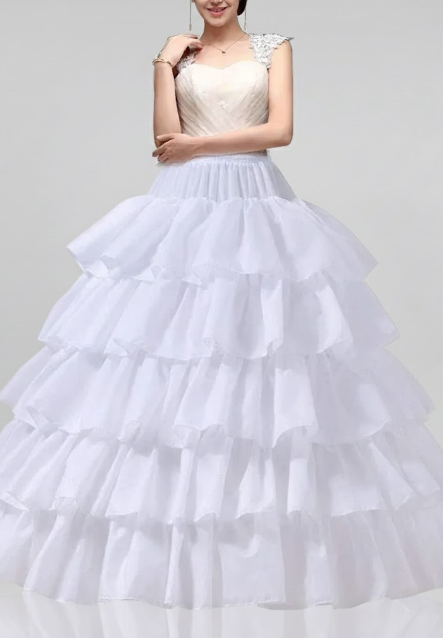 Jupe longue plissée édition bal | mariage