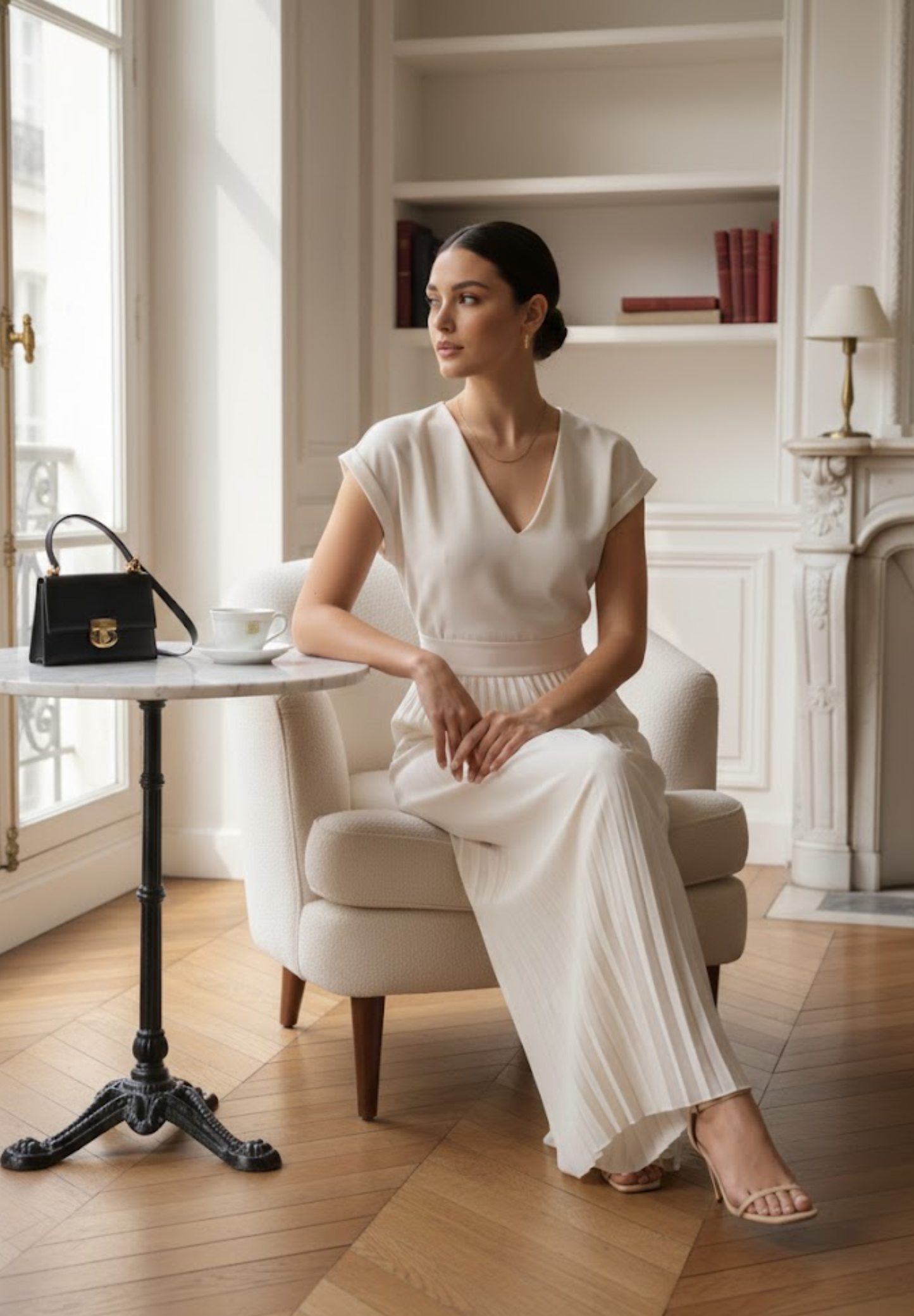 Combinaison plissée