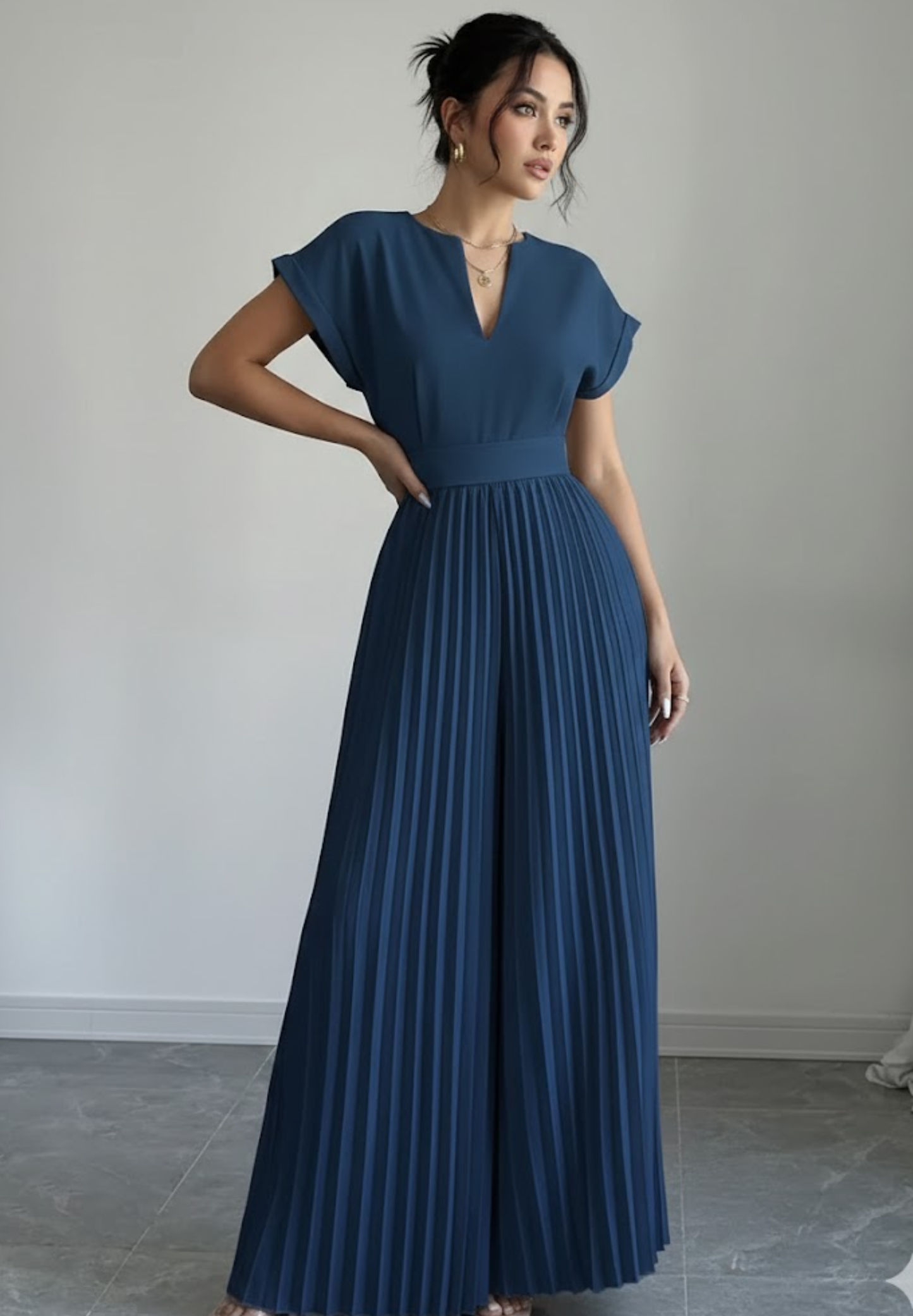 Combinaison plissée