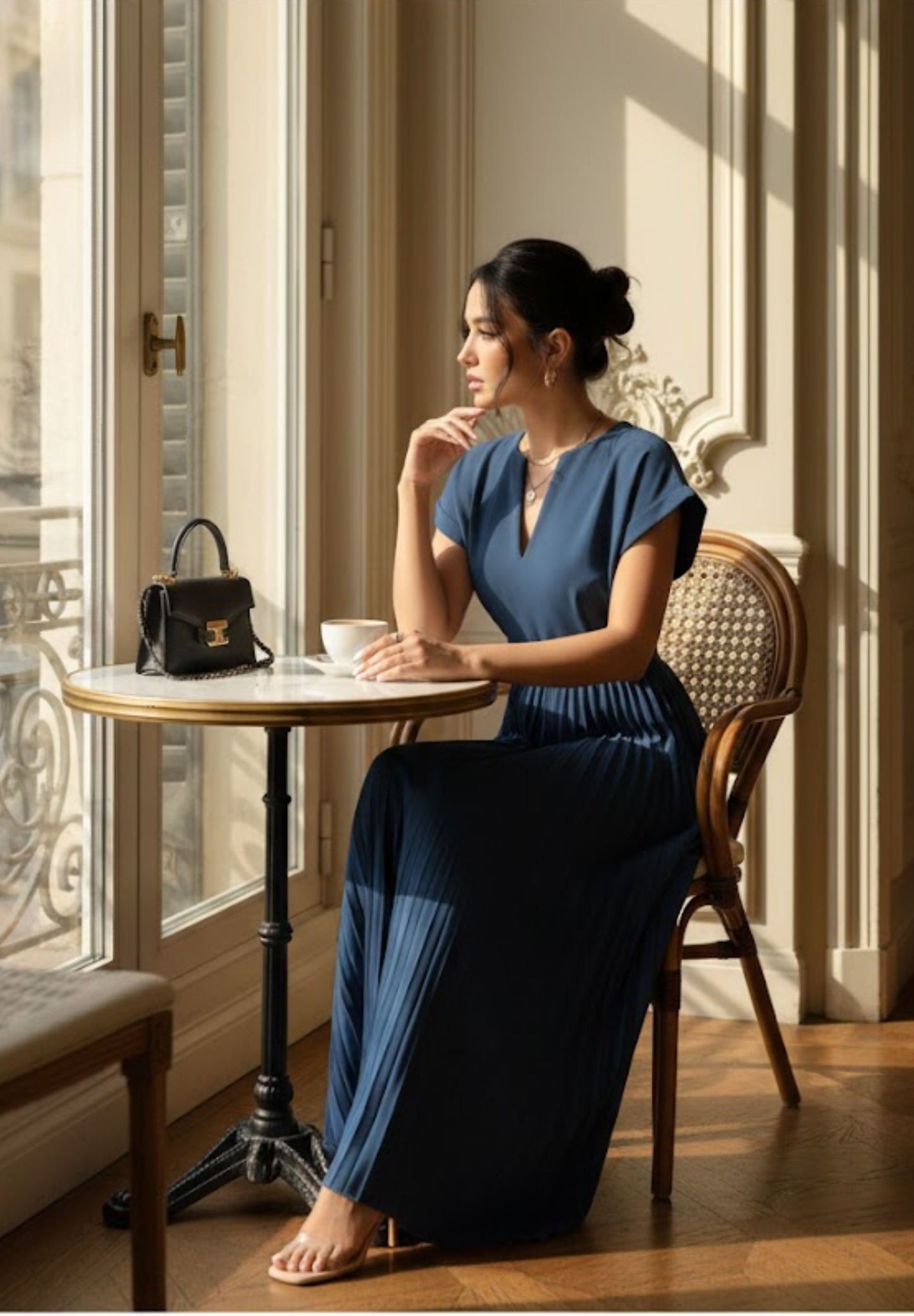 Combinaison plissée