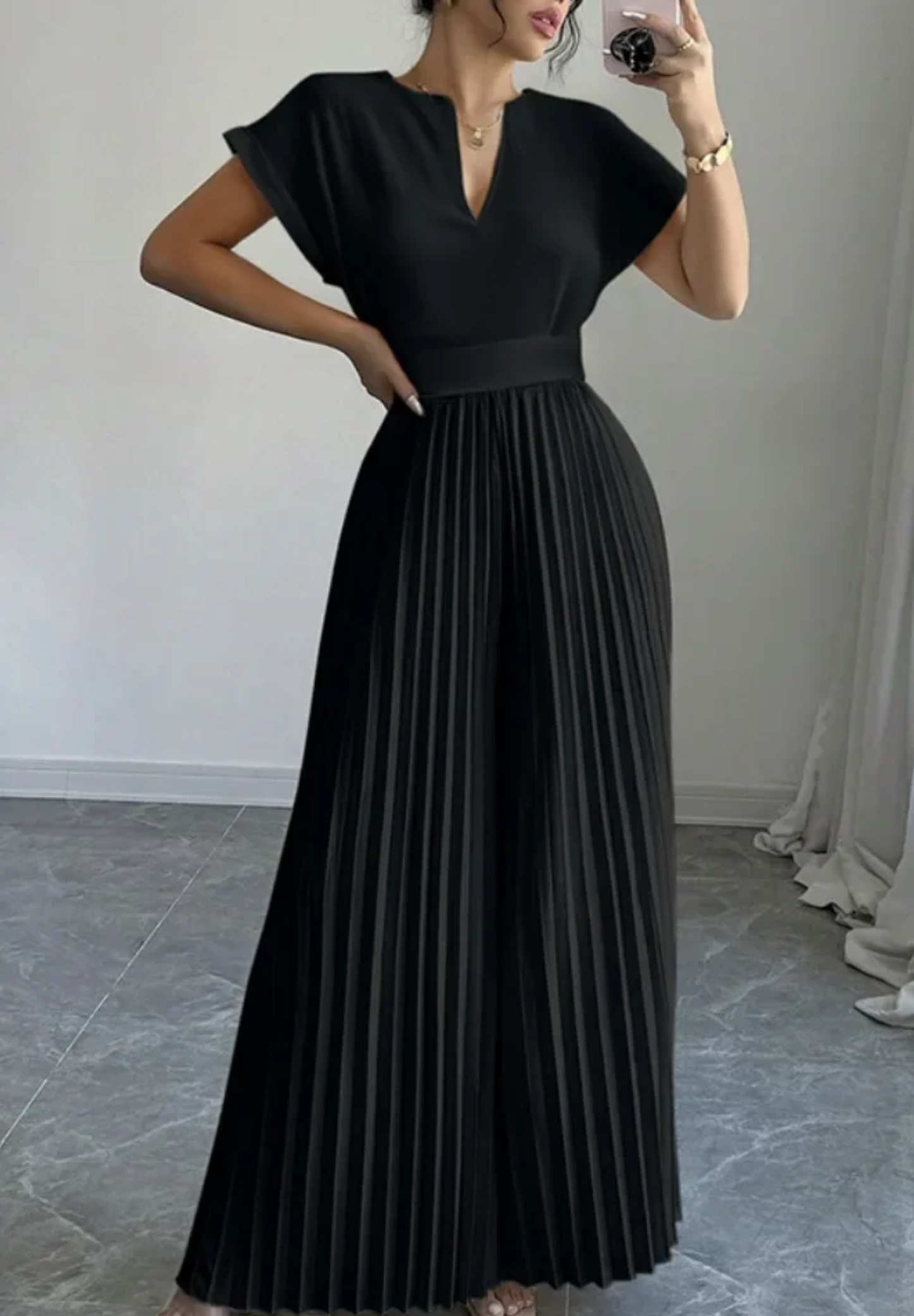 Combinaison plissée