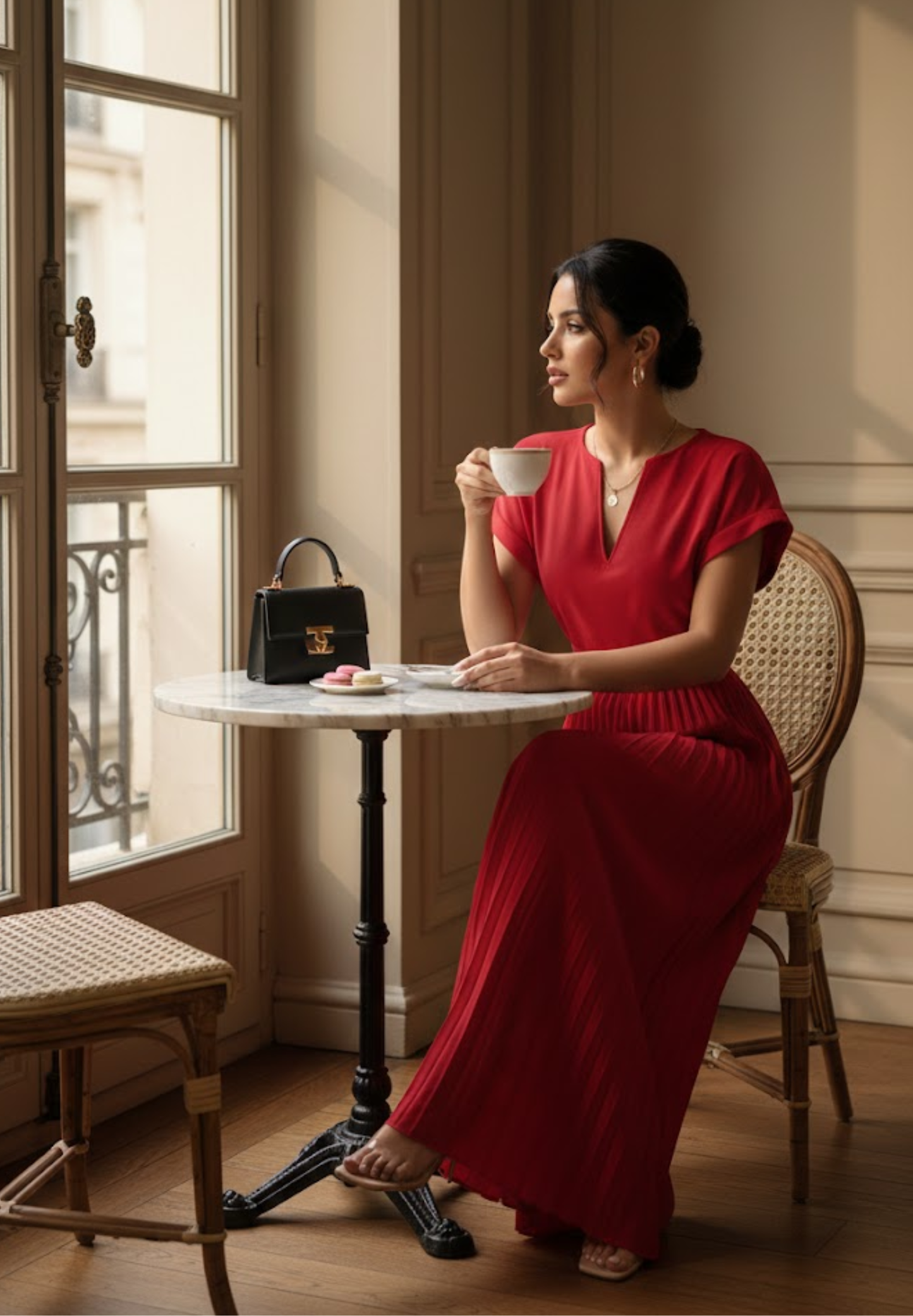 Combinaison plissée