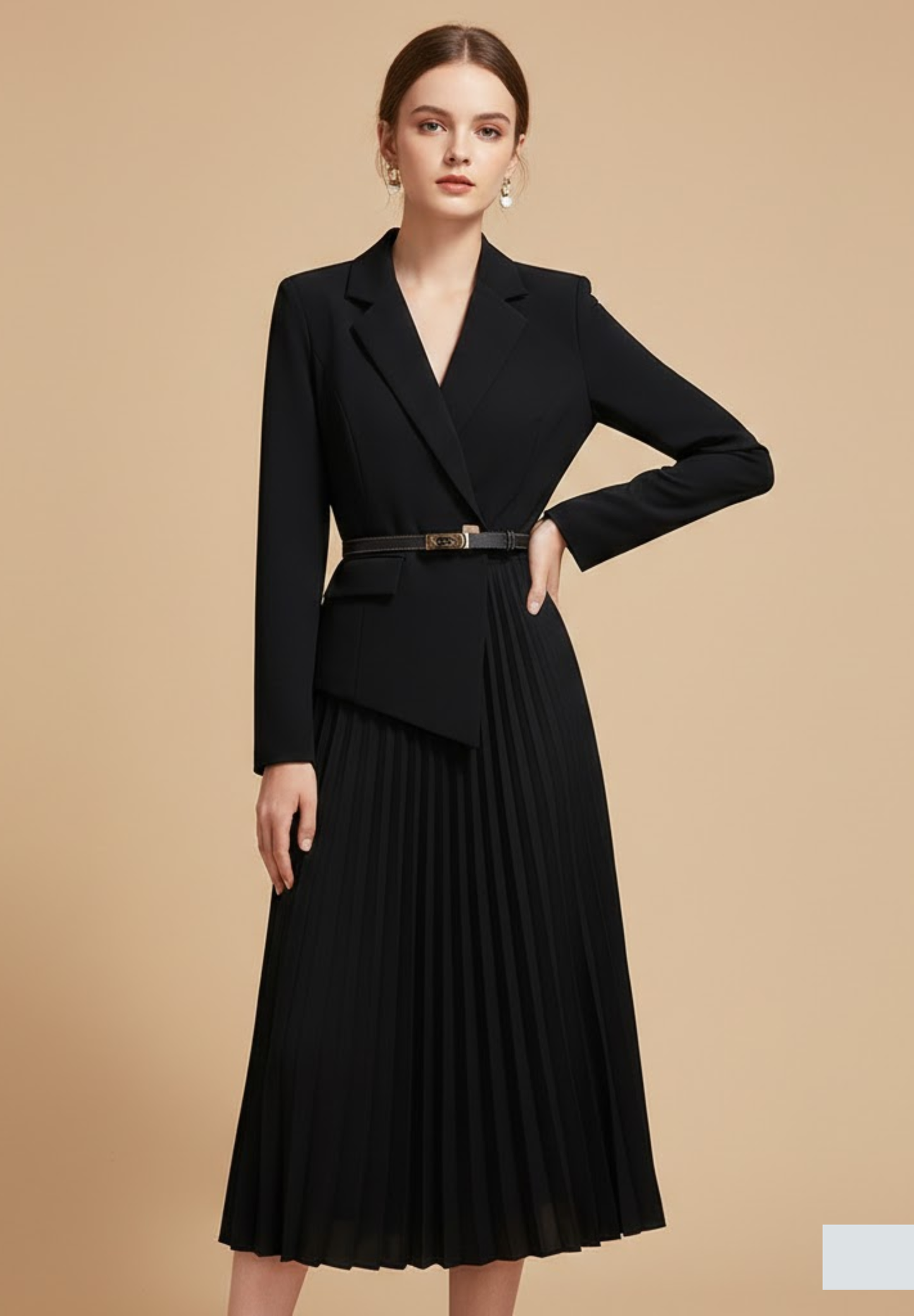 Robe plissée modèle #COSTUME