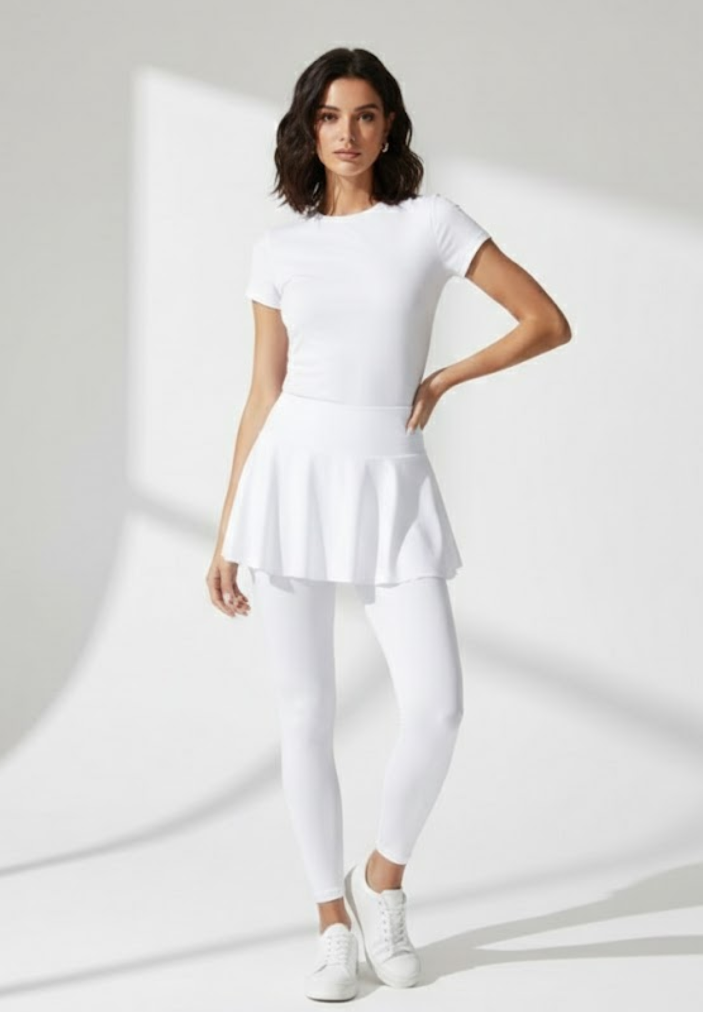 Jupe-short de golf, tennis plissée