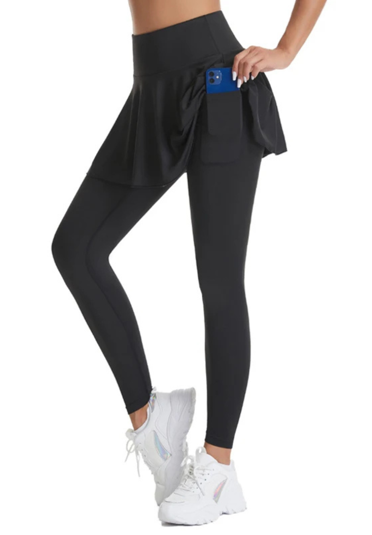 Jupe-short de golf, tennis plissée