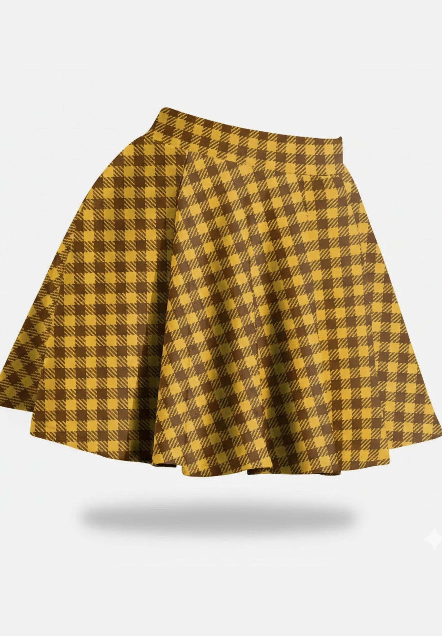 Jupe courte plissé à carreaux