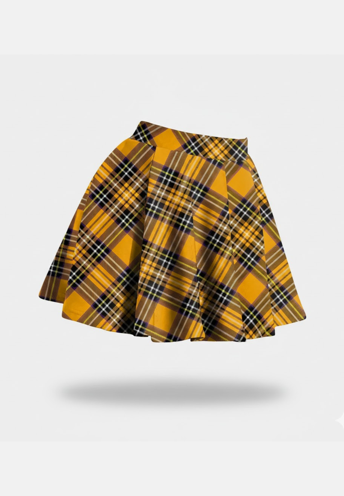 Jupe courte plissé à carreaux