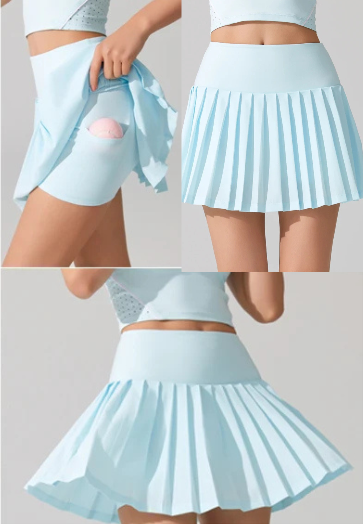 Jupe de tennis plissée modèle #OLYMPIC