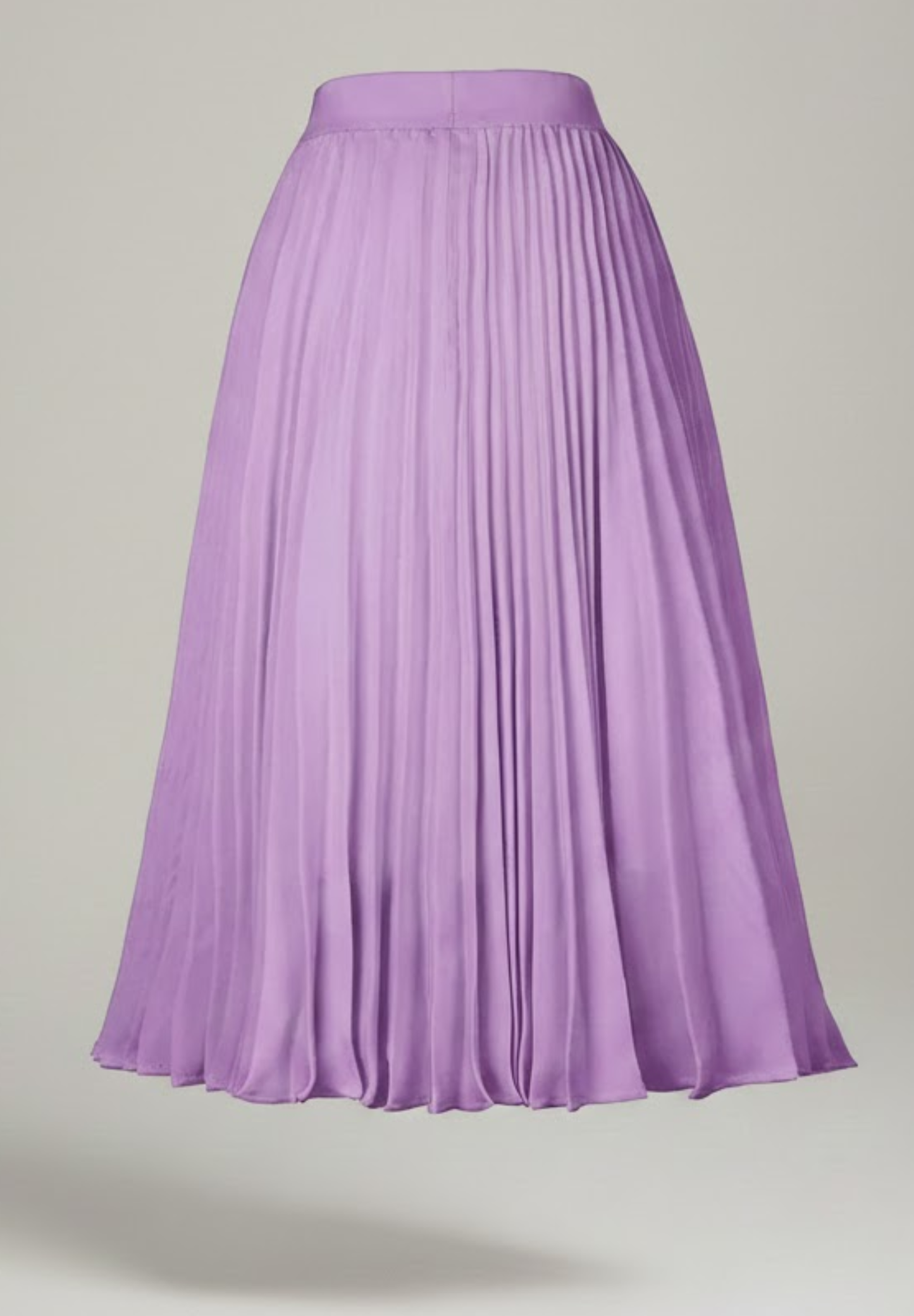 Jupe longue trapèze plissée