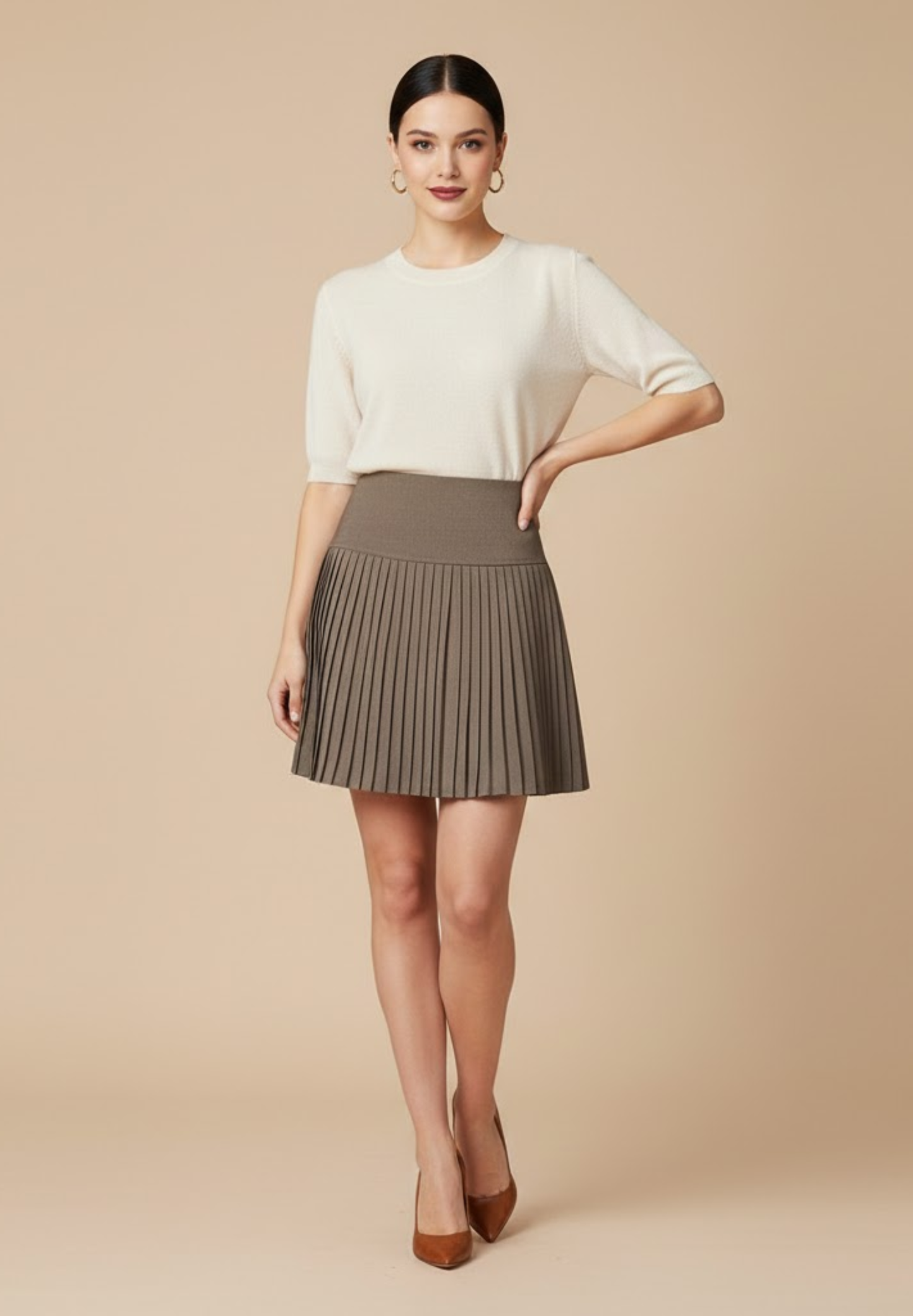 Jupe plissée courte #iconique