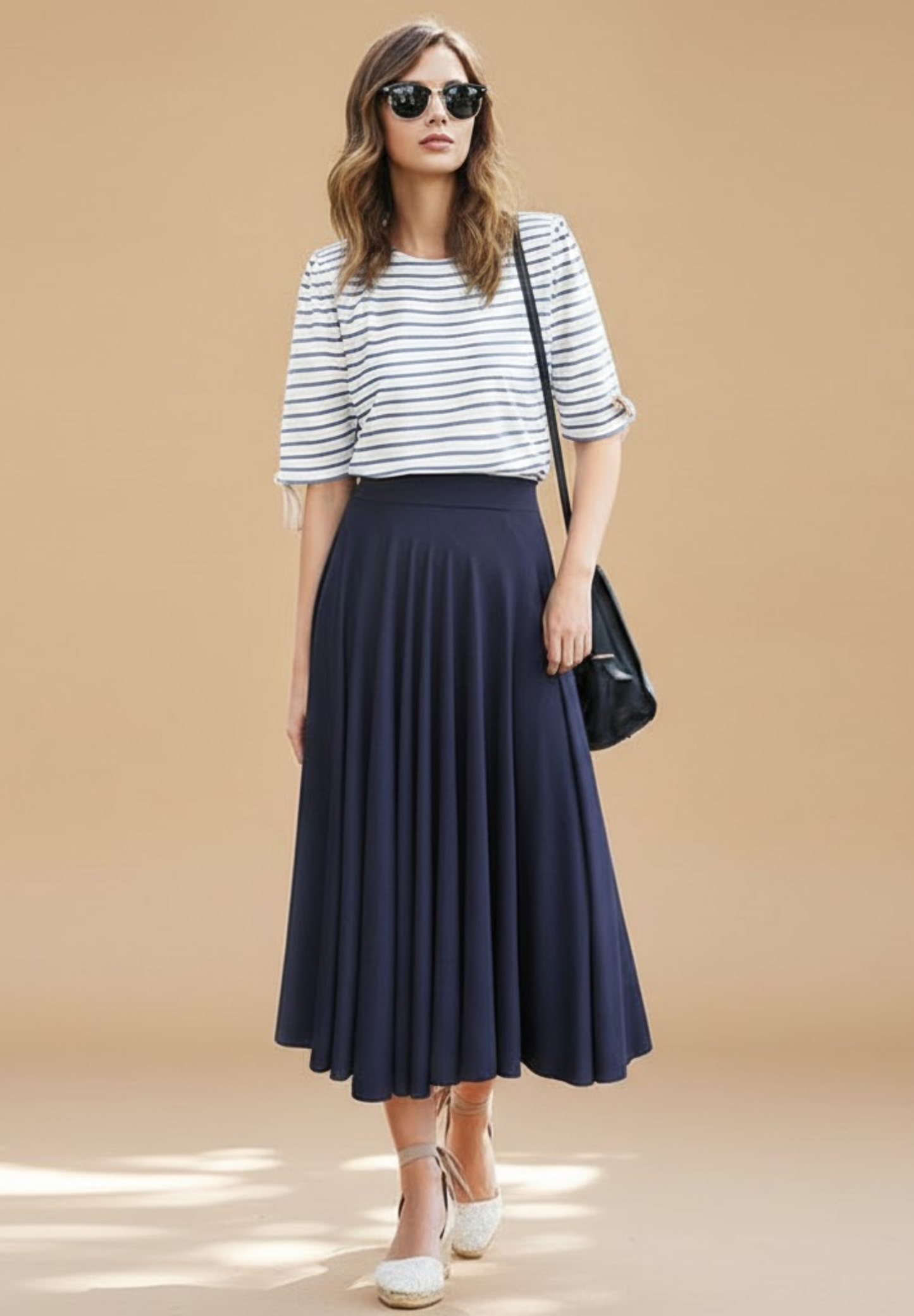 Jupe crayon taille haute