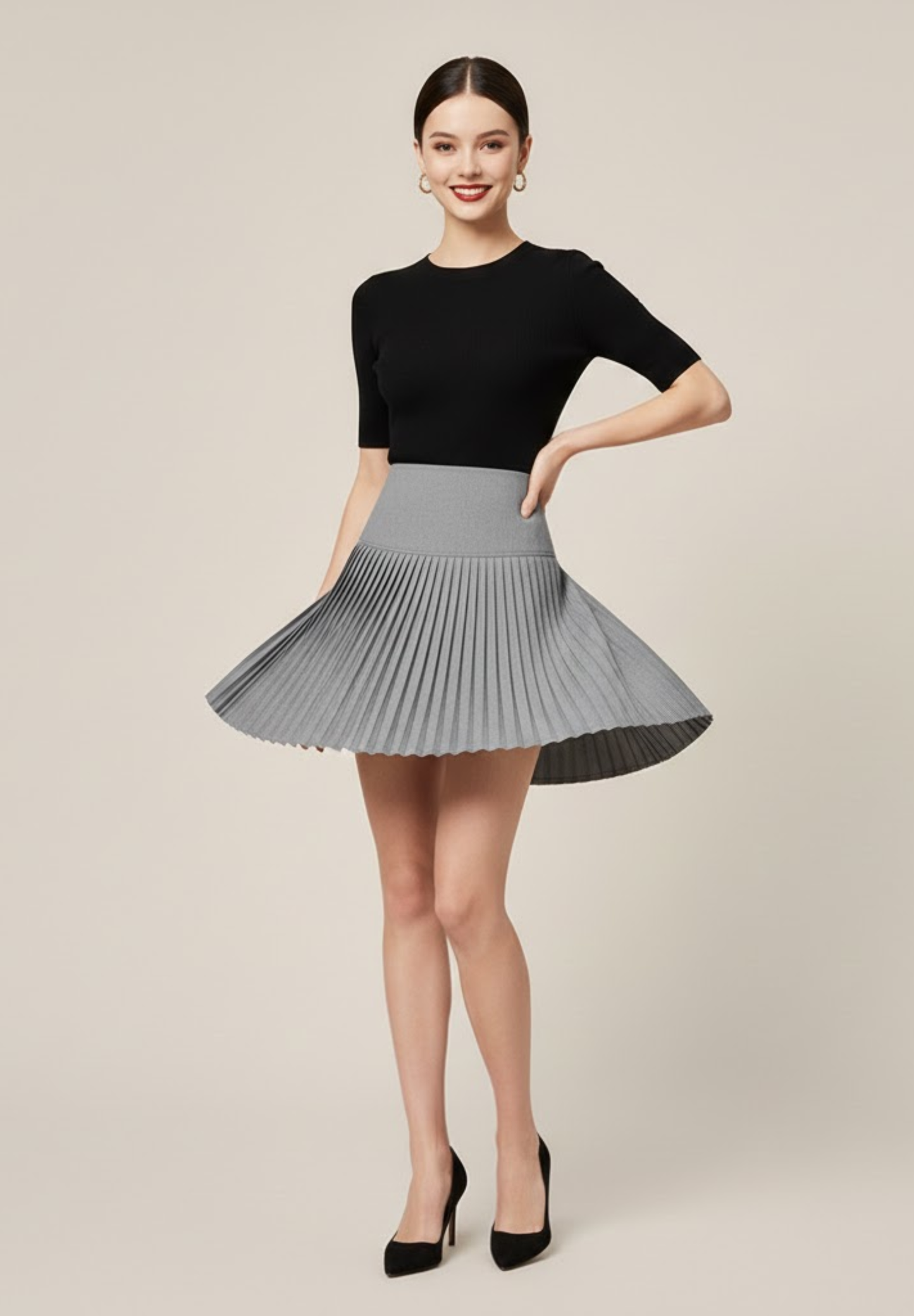 Jupe plissée courte #iconique