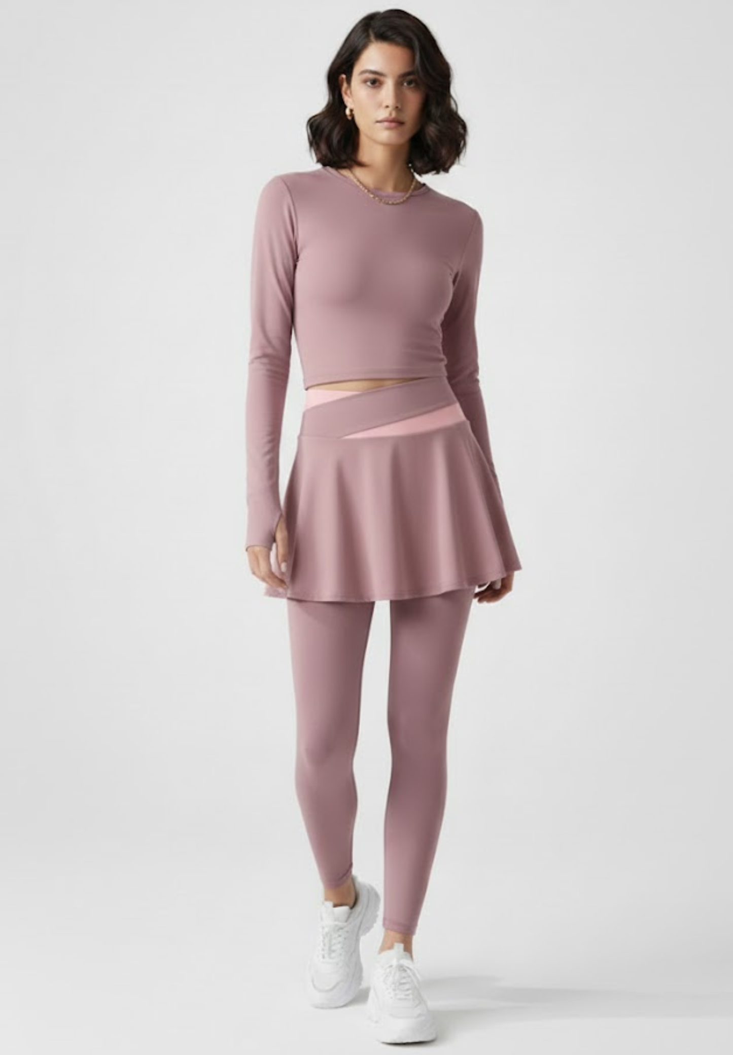 Jupe pantalon de sport plissée | tennis, yoga, dance, fitness