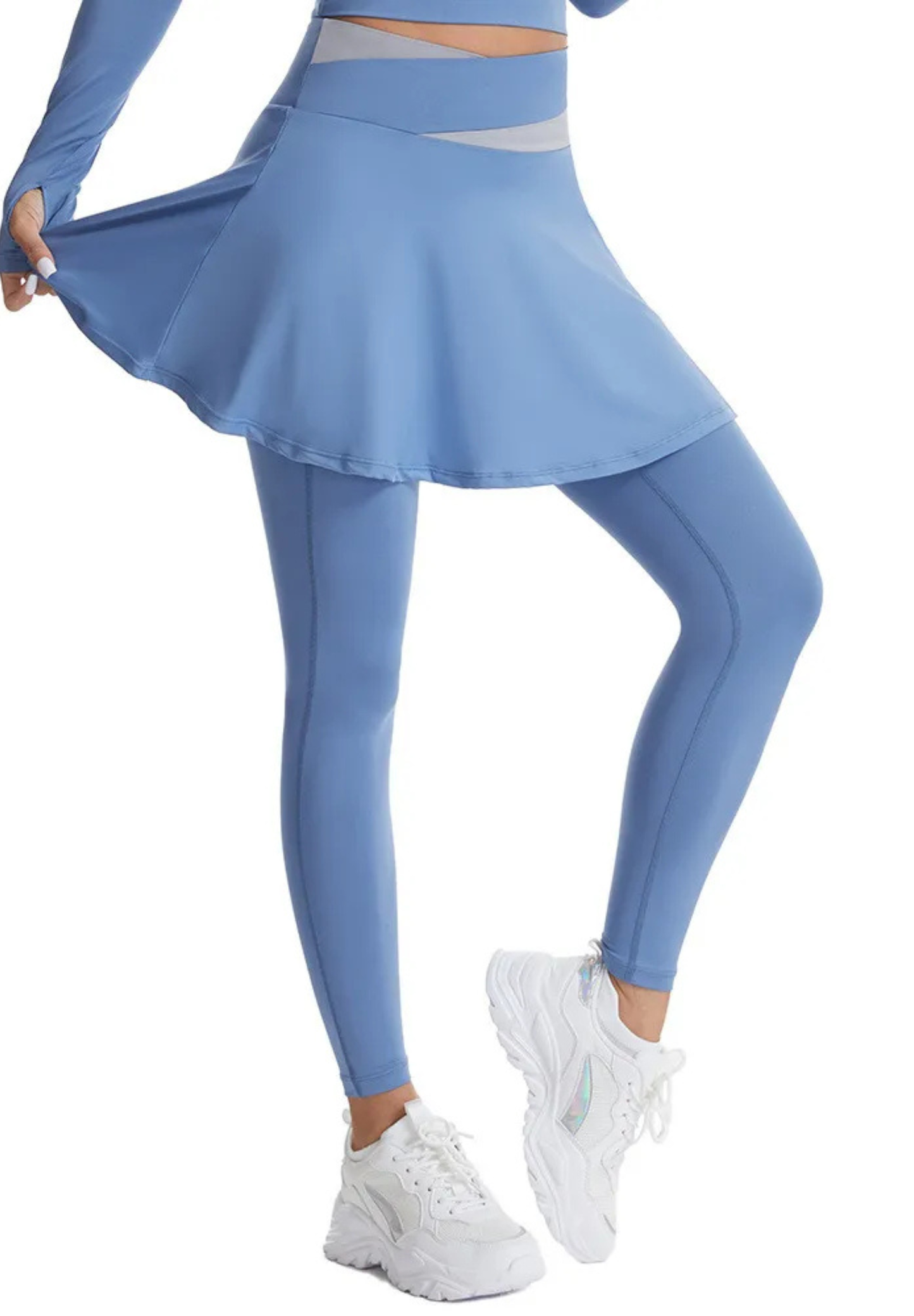 Jupe pantalon de sport plissée | tennis, yoga, dance, fitness