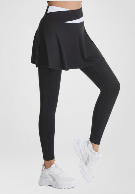 Jupe pantalon de sport plissée | tennis, yoga, dance, fitness