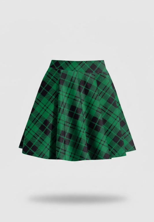 Jupe plissée carreaux modèle #CHIC