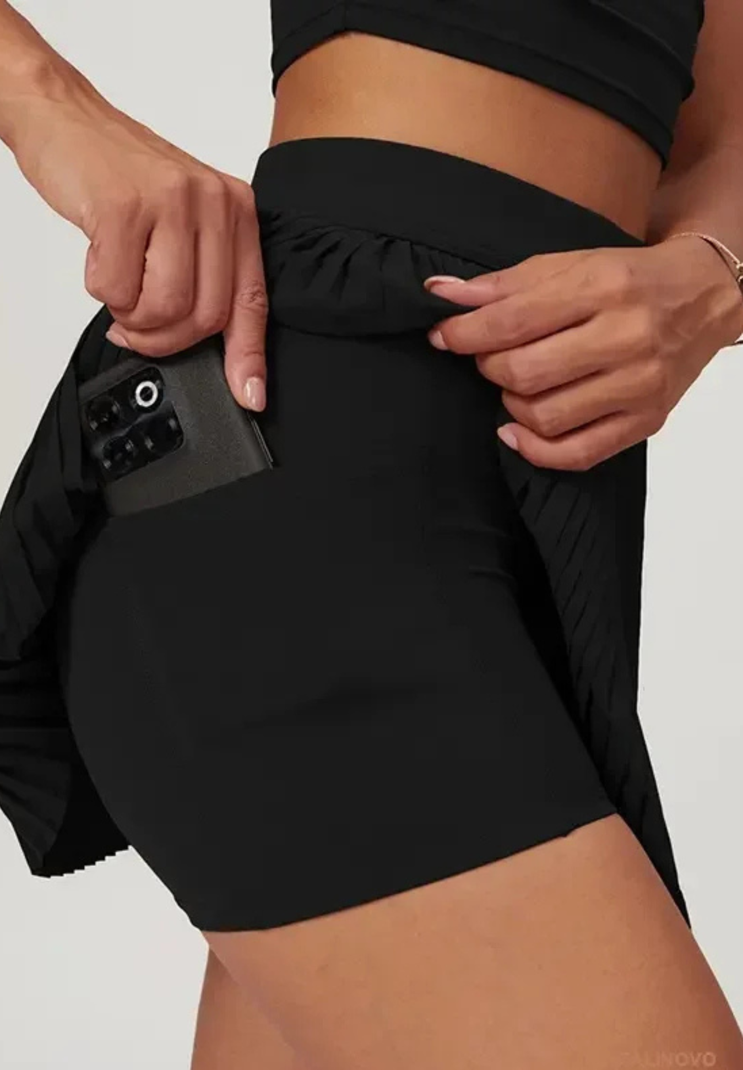 Jupe plissée de golf et de tennis 2 en 1 modèle #poche intérieure