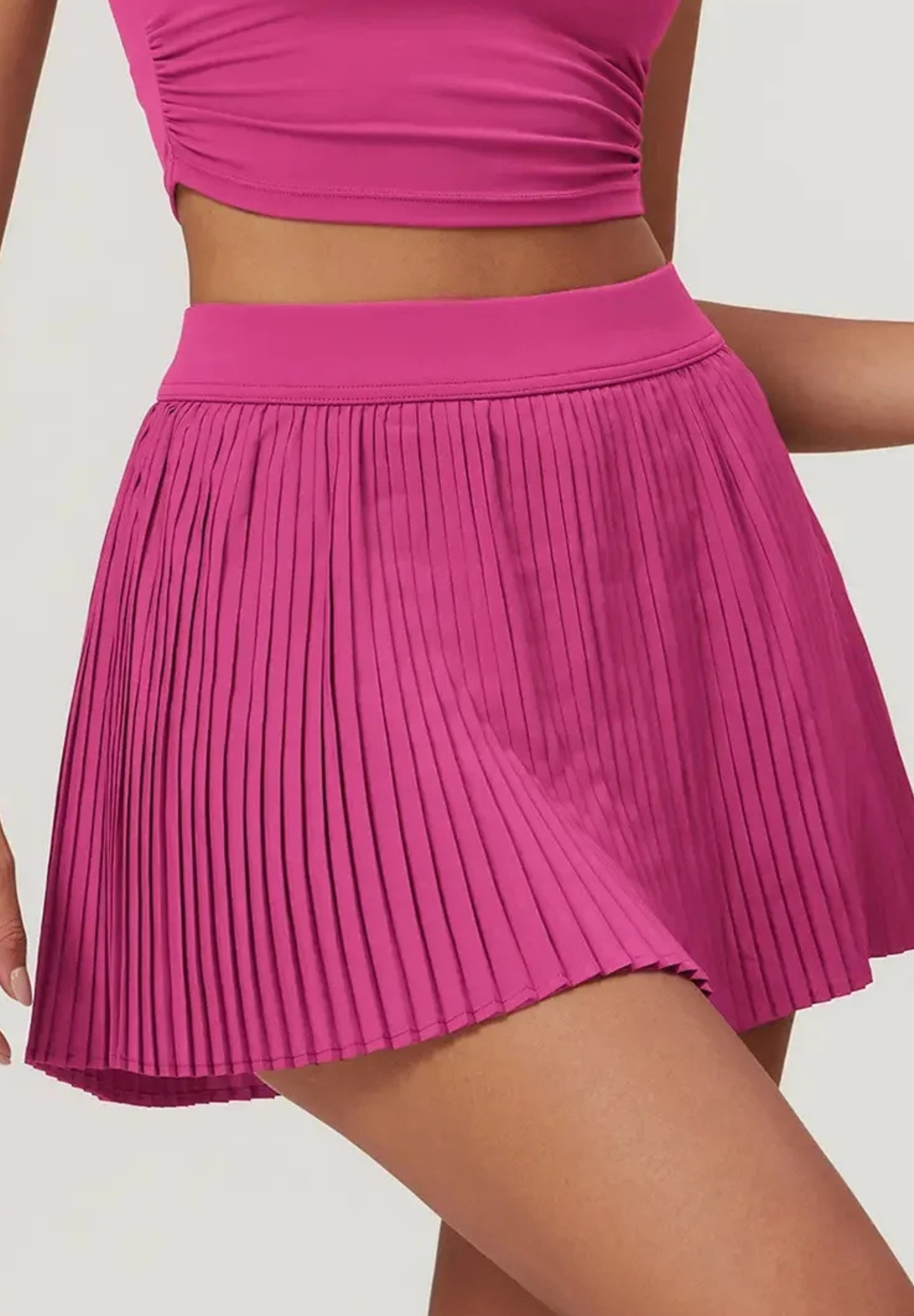 Jupe plissée de golf et de tennis 2 en 1 modèle #poche intérieure