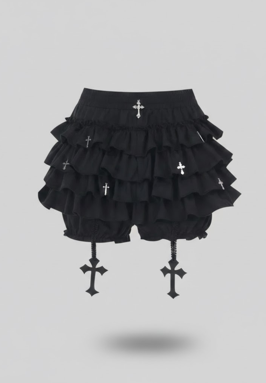 Jupe culotte plissée