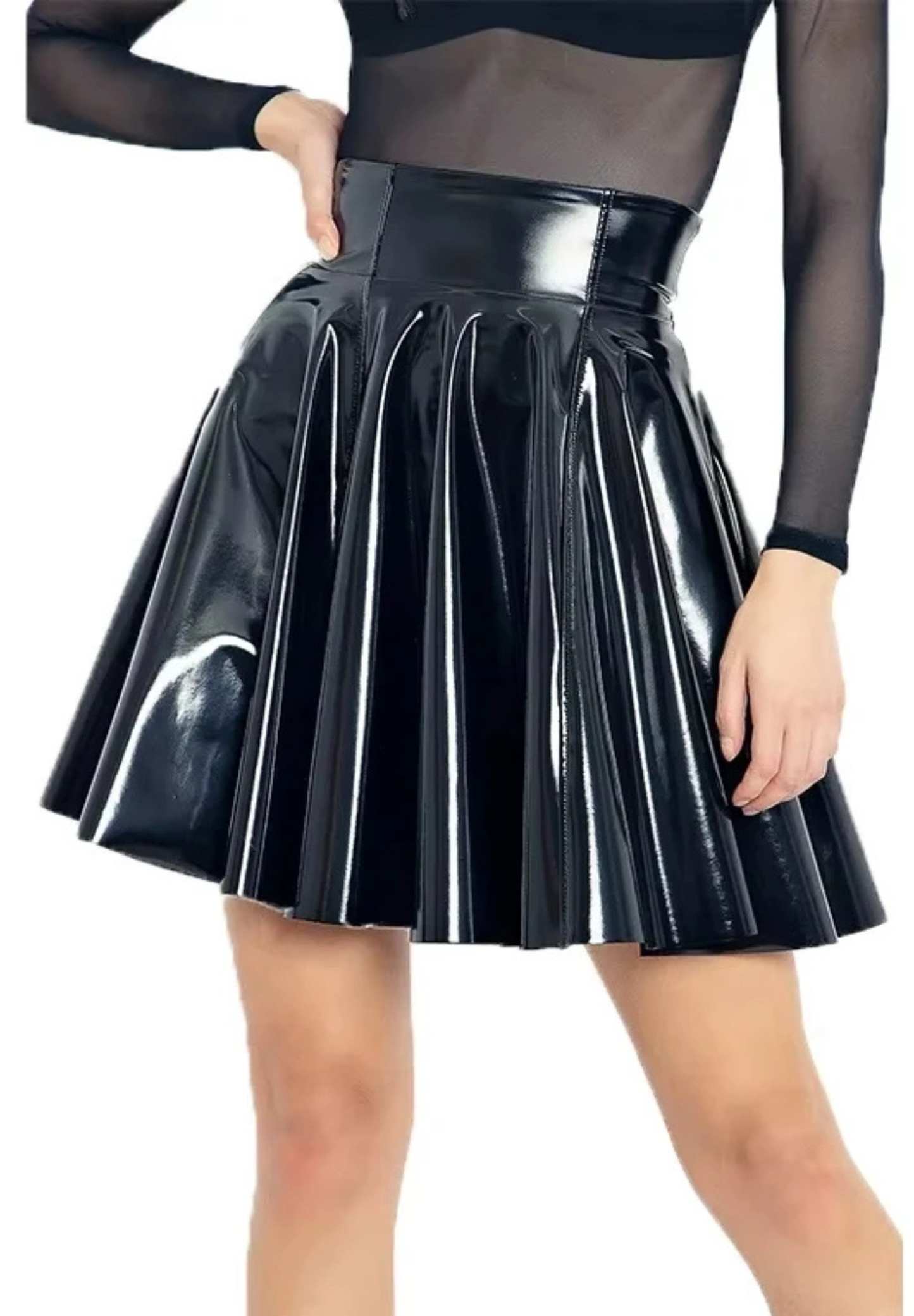 Jupe en cuir