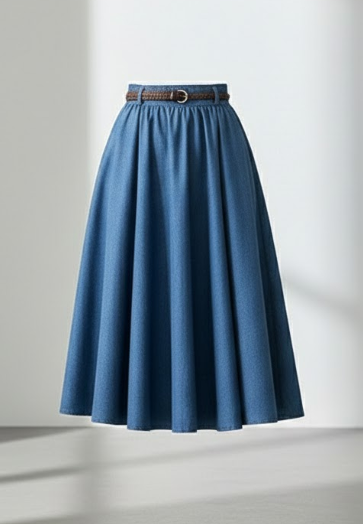 Jupe en denim PLISSÉA