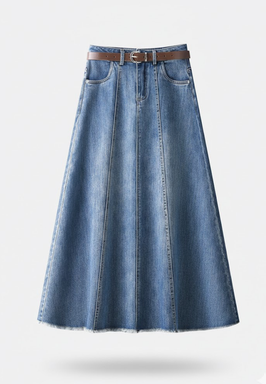 Jupe femme jean Plisséa