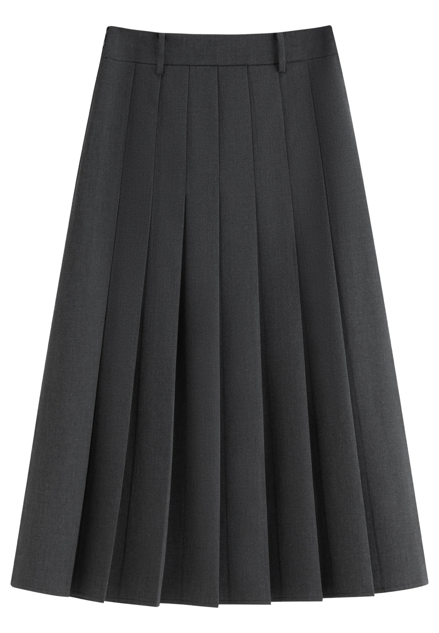 Jupe évasée plissée