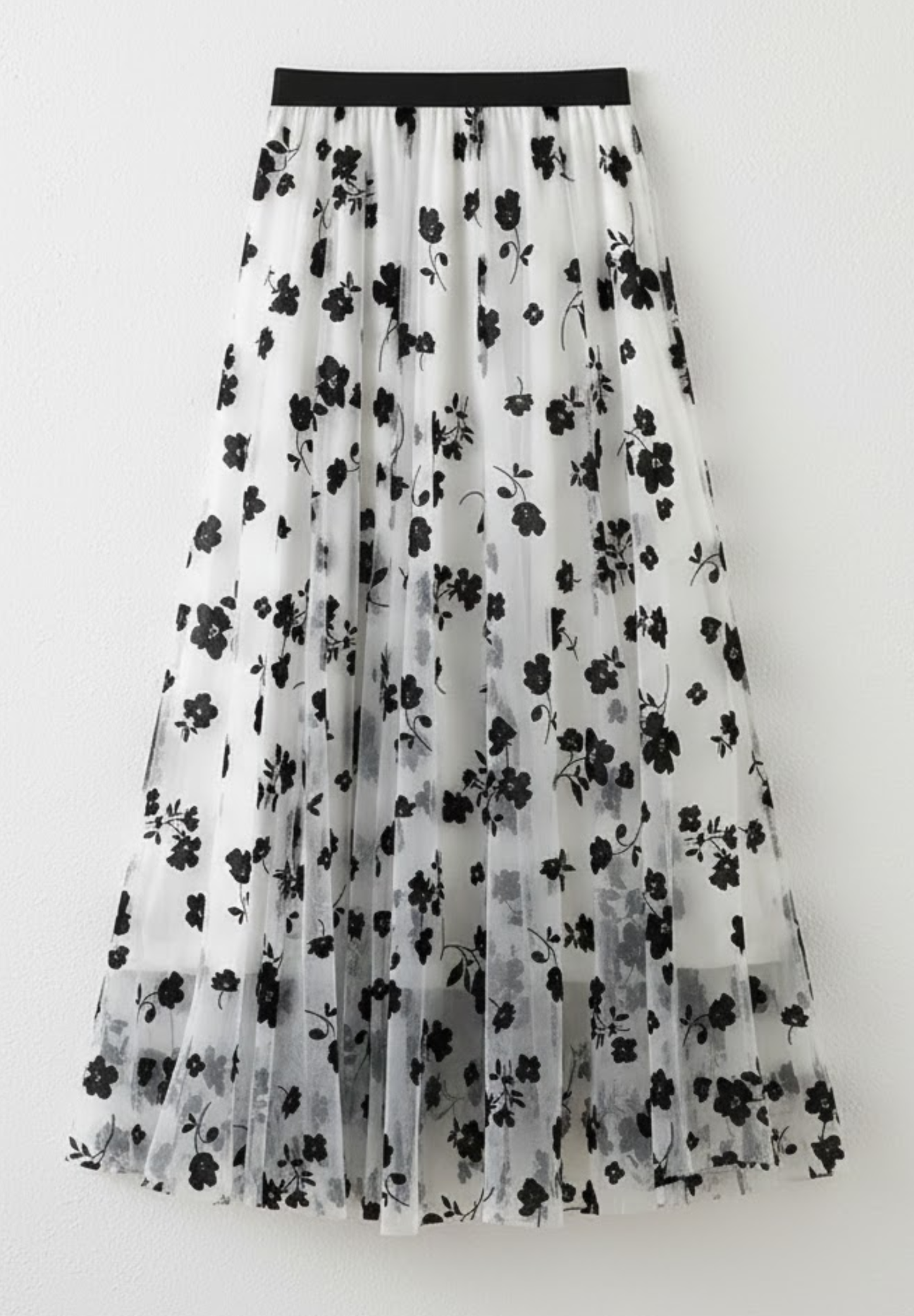 Jupe fleurie longue