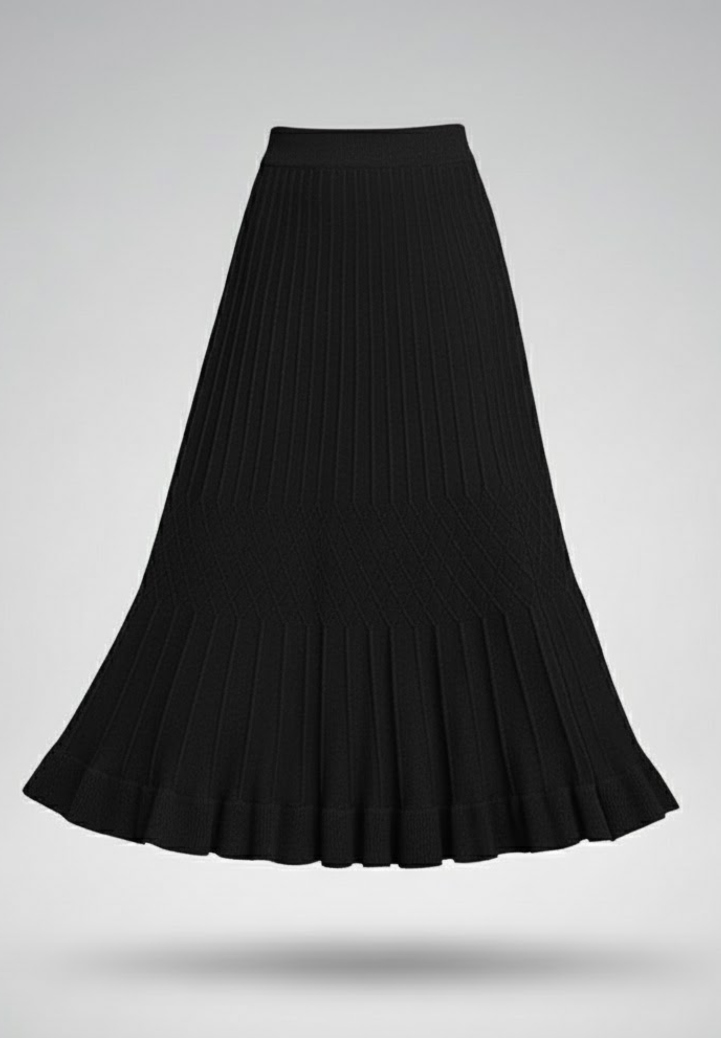Jupe longue plissée hiver