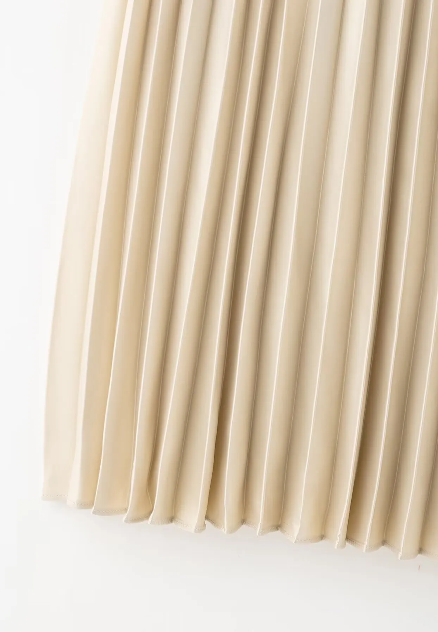 Jupe mi longue plissée