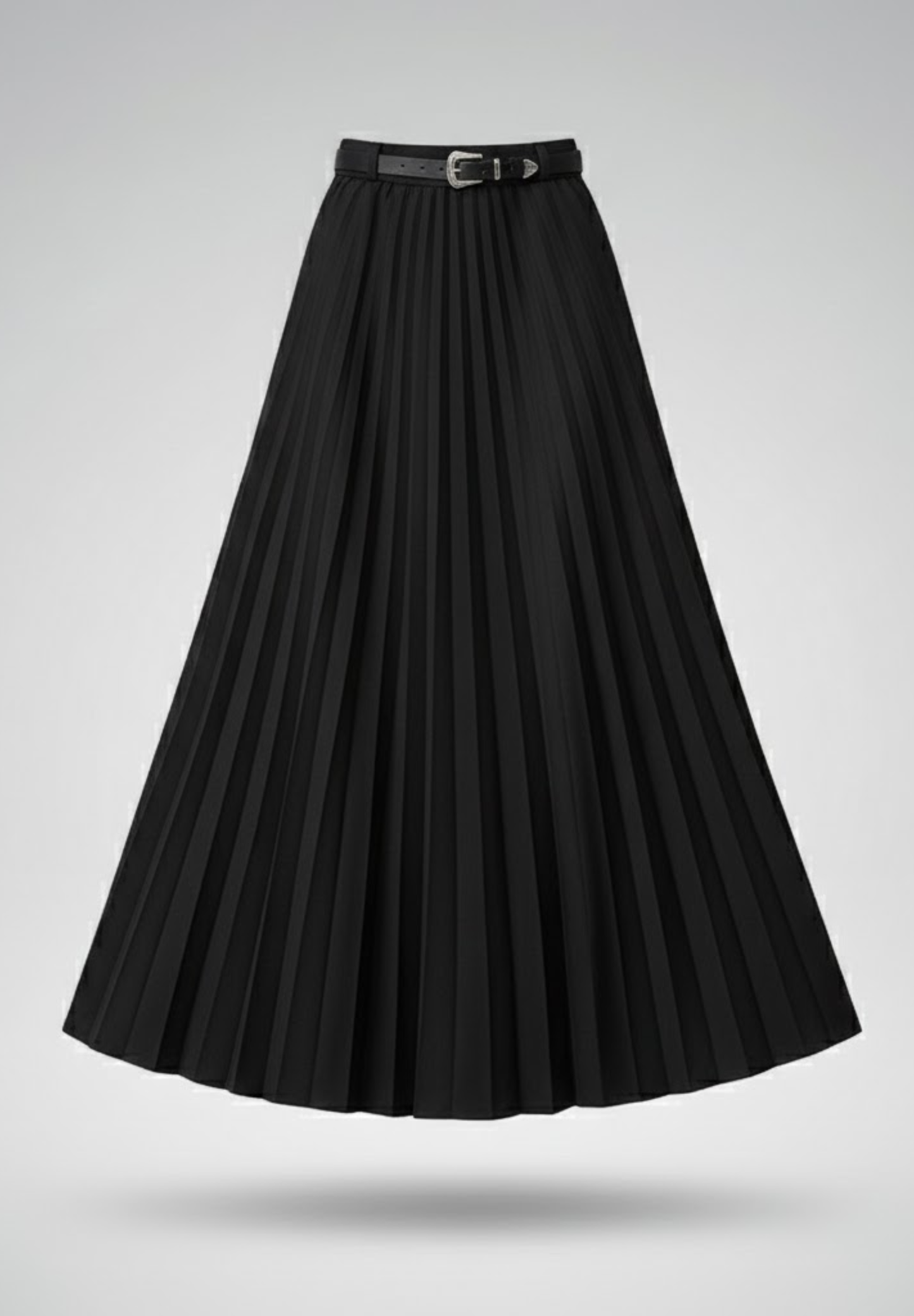 Jupe plissée noire